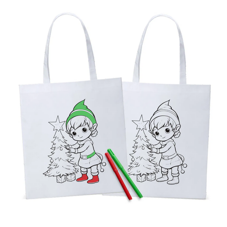 Τσάντα ζωγραφικής με μικρό ξωτικό